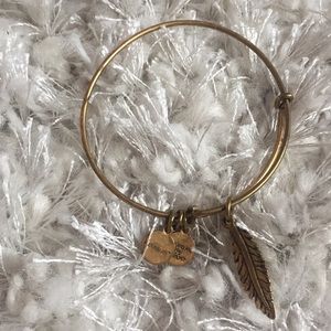Alex and Ani Feather Braclet